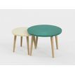 0404052551068-Lot de 2 tables basses - 60X42cm & 45X37cm - Vert sauvage et Sable--0
