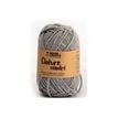 Graine Creative - Fil à tricoter en coton - 55 m - gris clair
