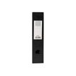 3130632901516-Exacompta - 10 Porte-revues polypro - dos 70 mm - noir - livrés à plat-Avant-1