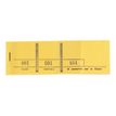 Exacompta - 10 Blocs passe partout 3 volets de 100 tickets - 48 x 150 mm - numéroté - jaune