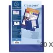 3130631435029-Exacompta Kreacover - 30 Chemises de présentation personnalisables - A4 - bleu--0
