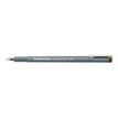 4007817036679-STAEDTLER pigment liner - Feutre fin - 0.5 mm - marron-Angle gauche-0