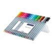 0000000044189-STAEDTLER triplus 334 - Pack de 20 feutres fins - 0.3 mm - couleurs assorties-Angle gauche-0