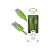 3701263512534-JAYM POP Collection - Câble USB vers USB-C - 1.5 m - vert-Angle droit-0