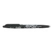 Pilot Frixion Ball - Pack de 12 rollers effaçables - 0,7 mm - noir