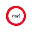 Pickup - Pictogramme rond - Privé - 180 mm