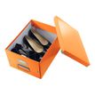 4002432398140-Leitz Click & Store - Boîte de rangement- A4 - orange métallisé-Angle droit-2