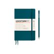 Leuchtturm1917 - Carnet de notes souple B6+ - pointillés - bleu pétrole