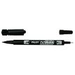 4902505342080-Pilot TWIN MARKER - Marqueur permanent - double pointe fine et extra fine - noir--0