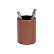 Quo Vadis Satiny - Pot à crayons - 7,5 x 10 cm - peau de vache - marron