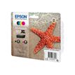 0400794431057-Epson 603XL Etoile de mer - pack de 4 - noir, cyan, magenta, jaune - cartouche d'encre origi-Angle droit-0
