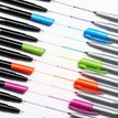 3086123671553-BIC Intensity - Kit d’Écriture avec 8 Stylos Feutres (4 pointe fine et 4 pointe moyenne) + 1 Carnet de Notes « B--3