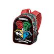 8445118027181-Sac à dos maternelle Harry Potter Dark Shield 3D - 1 compartiment - noir - Karactermania-Angle droit-0