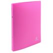Exacompta OpaK -Classeur souple A4 rose – 2 anneaux 15 mm - polypropylène - capacité 140 feuilles