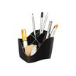CEP Ellypse - Multipot à crayons 4 compartiments - noir