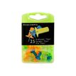 3364220149459-Exacompta - 25 Épingles papic - 10 mm - couleurs transparentes assorties-Avant-1