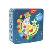 8410782152217-Apli Kids - Boîte métallique jeu de gommettes - Lune-Angle gauche-0