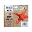 0400794431057-Epson 603XL Etoile de mer - pack de 4 - noir, cyan, magenta, jaune - cartouche d'encre originale-Avant-1