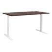 Bureau - YES ! - 120 cm - pieds fixes blancs - Chêne royal
