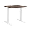 Bureau - YES ! - 80 cm - pieds ajustables blancs - Chêne royal