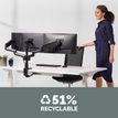 0043859716975-Fellowes Platinum Series Triple Arm - Bras porte écran triple à pince - noir-P_575029_7-3