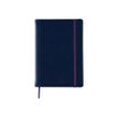 Oberthur Carmen - Carnet de notes rigide A5 - ligné - bleu