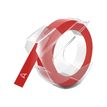3501170898154-Dymo - Ruban d'étiquettes auto-adhésives 3D - 1 rouleau (9 mm x 3 m) - fond rouge-Angle droit-1