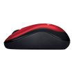 Logitech M185 - souris sans fil - rouge