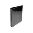 Exacompta Kreacover - Classeur à anneaux personnalisable - Dos 34 mm - A4 Maxi - noir - 3 pochettes extérieures