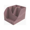 9002493695382-Exacompta Skandi - Pot à crayons - vieux rose-Angle droit-0