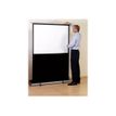 5028252172387-NOBO écran de projection portable avec support de pose au sol - 162 x 122 cm-Angle gauche-6