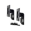0698833059748-Ergotron Dual Monitor Tilt Pivot Kit - kit de montage - pour 2 moniteurs - noir-Angle droit-0