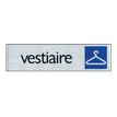 Pickup - Plaque de signalisation - 165 x 44 mm - vestiaire