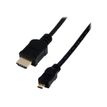 0000006138929-MCL Samar - câble HDMI haute vitesse avec ethernet type A (M) vers micro HDMI type D (M) - -Angle droit-0
