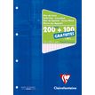 Clairefontaine - Bloc de cours - A4 - 300 pages - grands carreaux (Seyes) - perforé