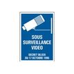 Pickup - Panneau Sous surveillance - 230 x 330 mm
