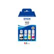 Epson EcoTank 102 - pack de 4 - noir, jaune, cyan, magenta - réservoir d'encre original