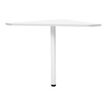 3483600705815-Angle de liaison de bureau 90° YES ! - Pied fixe blanc - Blanc-Avant-0
