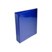 Exacompta Kreacover - Classeur à anneaux personnalisable - Dos 47 mm - A4 Maxi - pour 200 feuilles - bleu - 3 pochettes extérieures