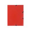 Exacompta - Chemise polypro à rabats - A4 - pour 150 feuilles - rouge