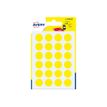 Avery - 168 Pastilles adhésives - jaune - diamètre 15 mm