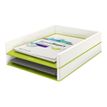 Leitz WOW Dual Colour - Corbeille à courrier - vert métallisé