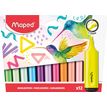 3154147409015-Maped Fluo'peps Classic - Pack de 12 surligneurs - couleurs assorties fluo et pastel--0