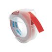 3501170898154-Dymo - Ruban d'étiquettes auto-adhésives 3D - 1 rouleau (9 mm x 3 m) - fond rouge-Angle gauche-0
