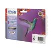 Epson T0807 Colibri - Pack de 6 - noir, cyan, cyan clair, magenta, magenta clair, jaune - cartouche d'encre originale