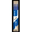 Pilot Frixion Ball - 3 Recharges pour rollers effaçables - 0,7 mm - bleu