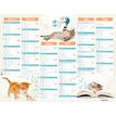 3664447125626-Oberthur Chatons - Calendrier 6 mois par face - 33,5 x 43 cm-P_79148036_1-0