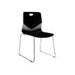 3760185020237-Chaise TECSEAT - Empilable - coque en polypropylène noir - pieds chromés fenêtre-P_79350459_1-0