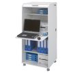 3253311400022-Armoire à rideaux ORGA - 2 tiroirs - H140 cm - Blanc-P_79355312_3-1