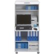 3253311400022-Armoire à rideaux ORGA - 2 tiroirs - H140 cm - Blanc-P_79355312_4-2